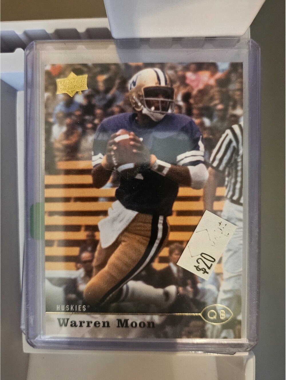 Warren Moon 2013 Upper Deck #28 Football Card - Washington Huskies NM